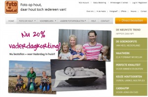 foto op hout webshop