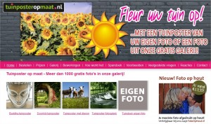 tuinposter op maat webshop