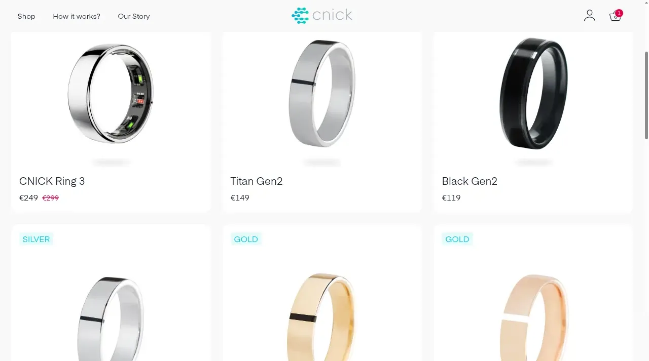 Cnick Payment Ring aanbiedingen: overzicht van de ringen met prijzen