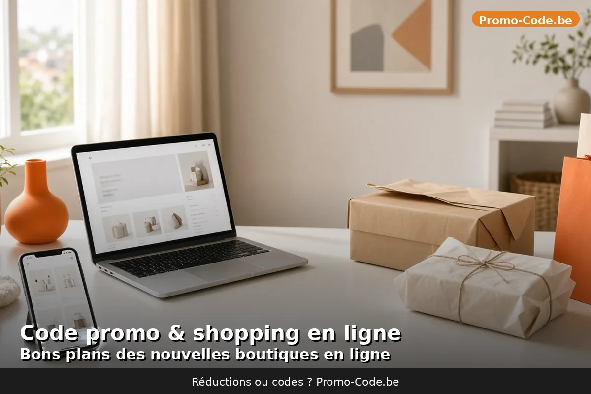Code promo et shopping en ligne — nouvelles boutiques en ligne avec des réductions du moment sur Promo-Code.be