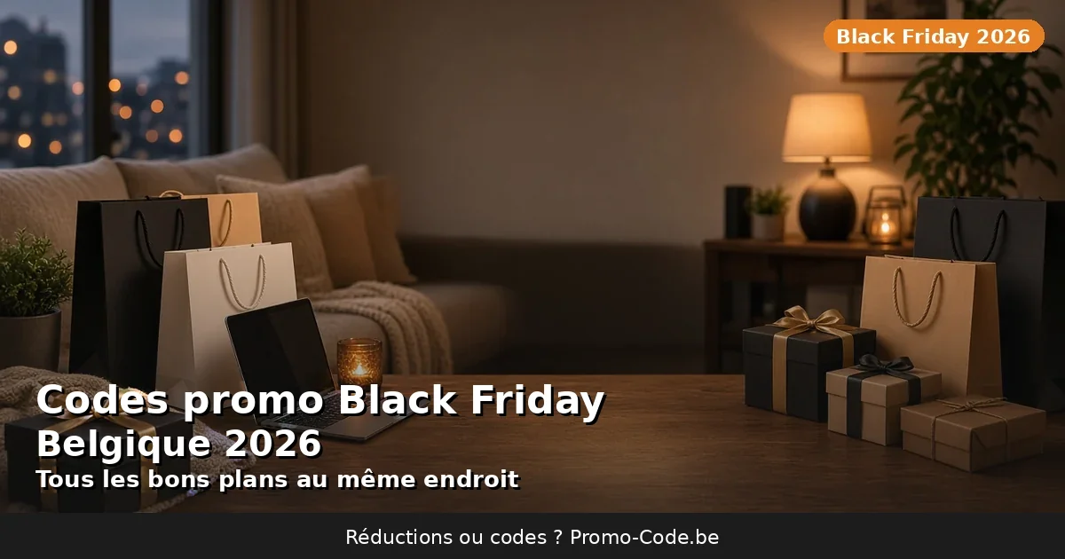 Codes promo Black Friday Belgique 2026