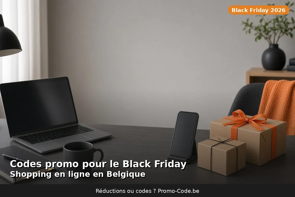 Codes promo et offres Black Friday — shopping en ligne en Belgique en 2026