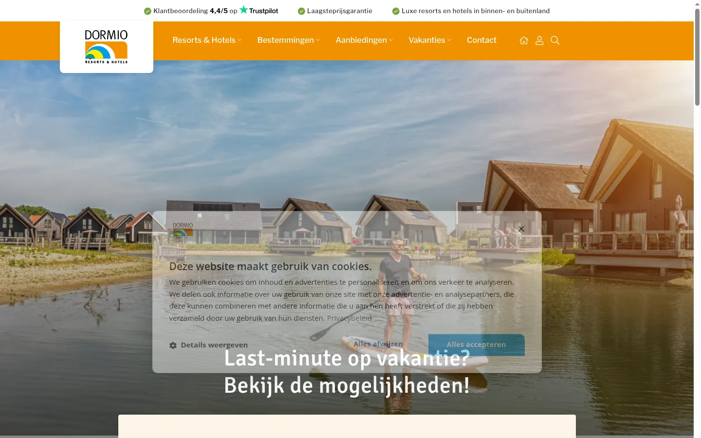 Dormio lastminute-aanbiedingen op dormio.be
