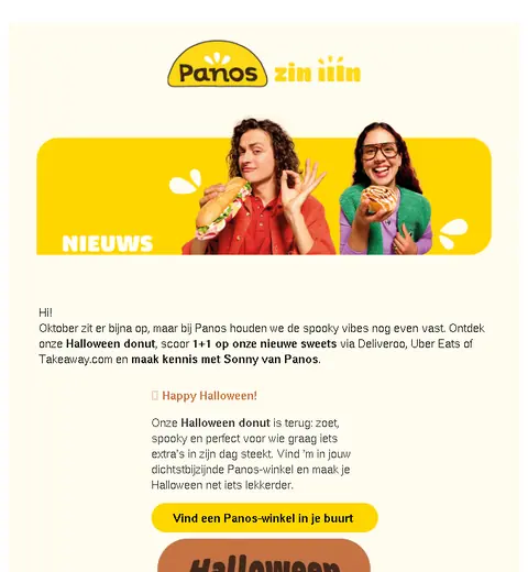 🎃 Trick or treat: 1 sweet kopen = 1 gratis