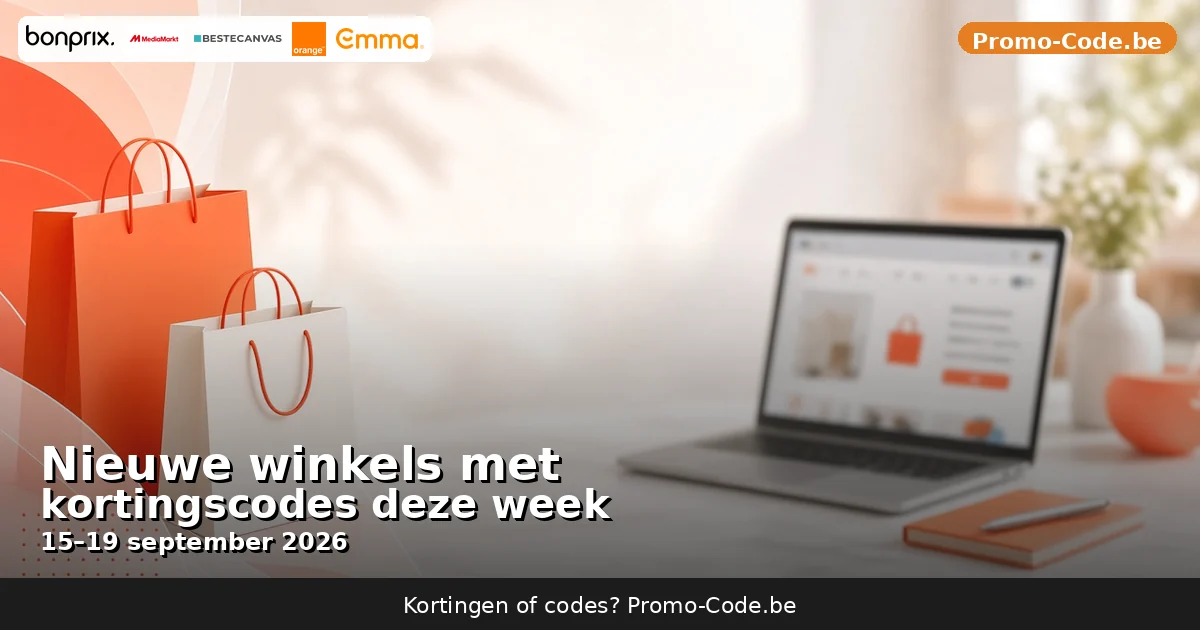 Nieuwe winkels 15–19 september 2026: Bonprix, MediaMarkt en Orange