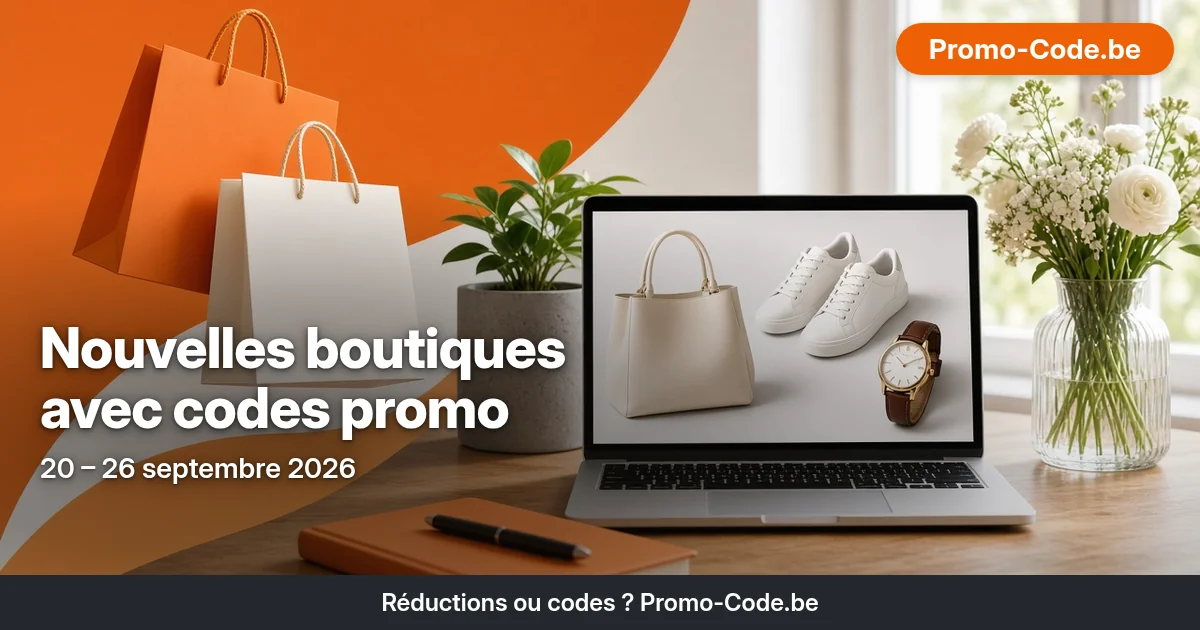 Nouvelles boutiques du 20 au 26 septembre 2026 : Amazon, bol.com et Fresh ’n Rebel